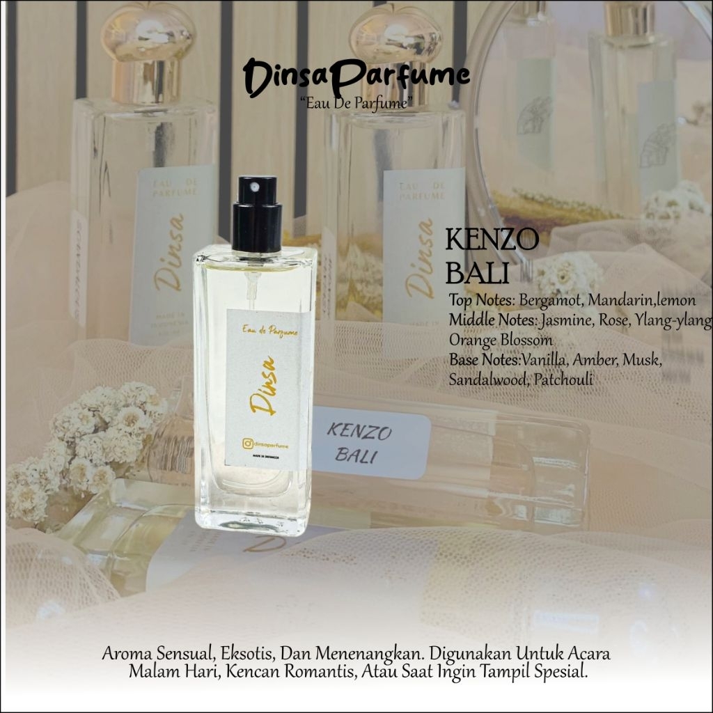 Kenzo bali  - Dinsaparfume - Parfum soft - Parfum 30ml - Parfum - Parfum pria - Parfum wanita - Parf