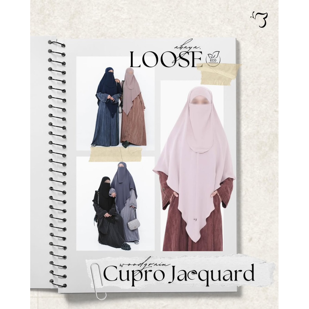 Loose Abaya V dan Khiban Mada, Malika Anti UV Bonavista