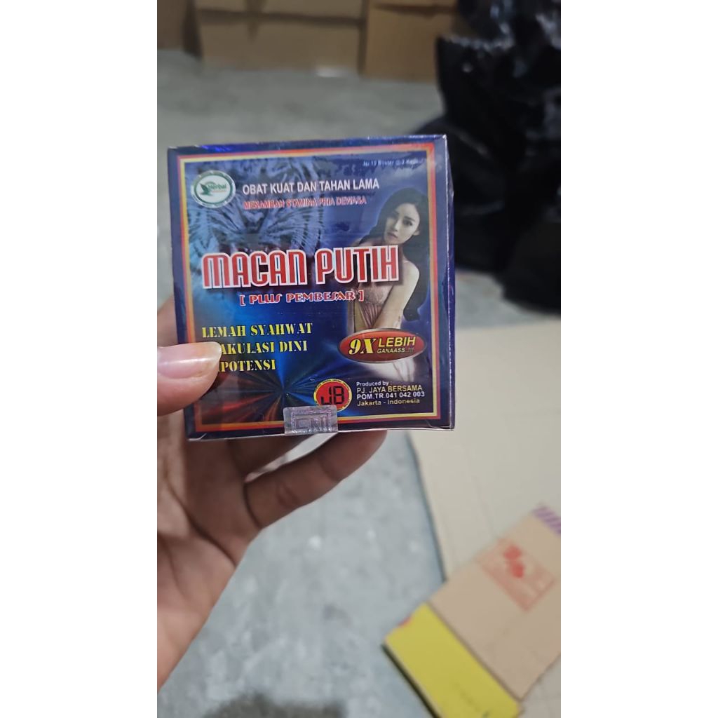 macan putih kapsul 9x lebih dahsyat asli originalll 100%