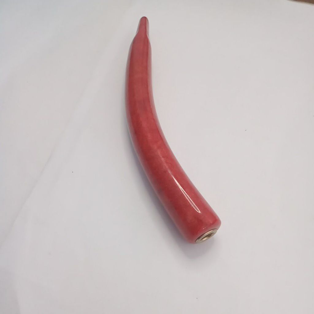 pipa cangklong batu Marjan 18cm Cristal