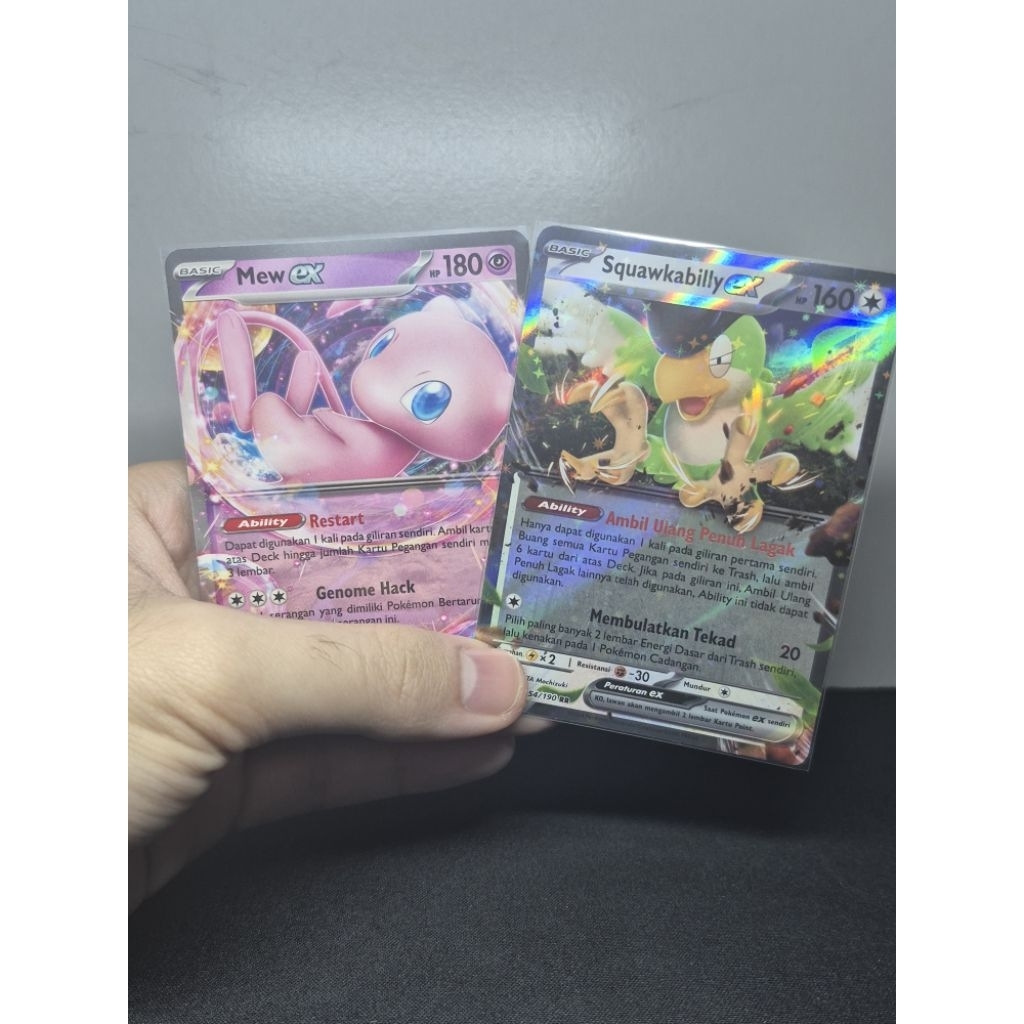 Claim mew&squawkabilly ex pokemon tcg