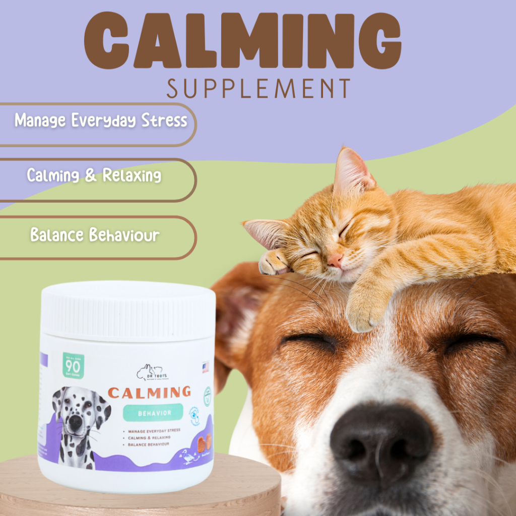 DrToots CALMING Bites Anti Stress Anxiety/Obat Penenang Alami Anjing Kucing Natural