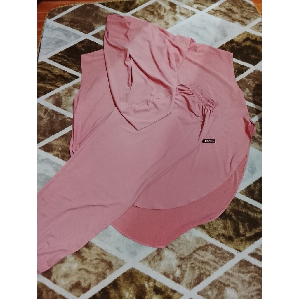 set baju Olga muslim  pl like new