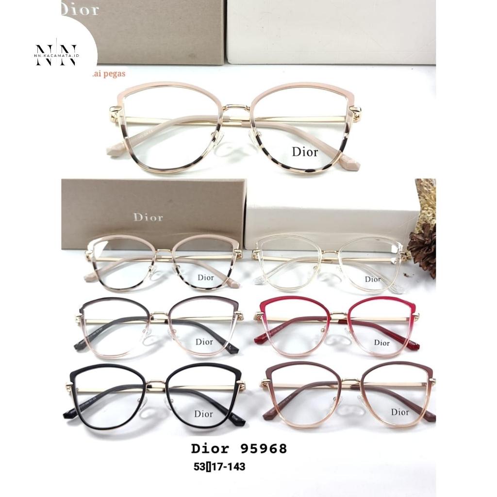 Frame cat eye wanita besi 95968
