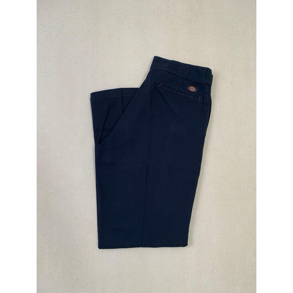 DICKIES - 11874 ORIGINAL FIT WORK PANTS NAVY SIZE 36