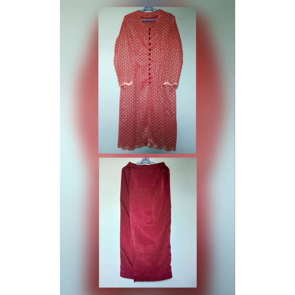 Set Rok (Atasan Brukat + Rok)