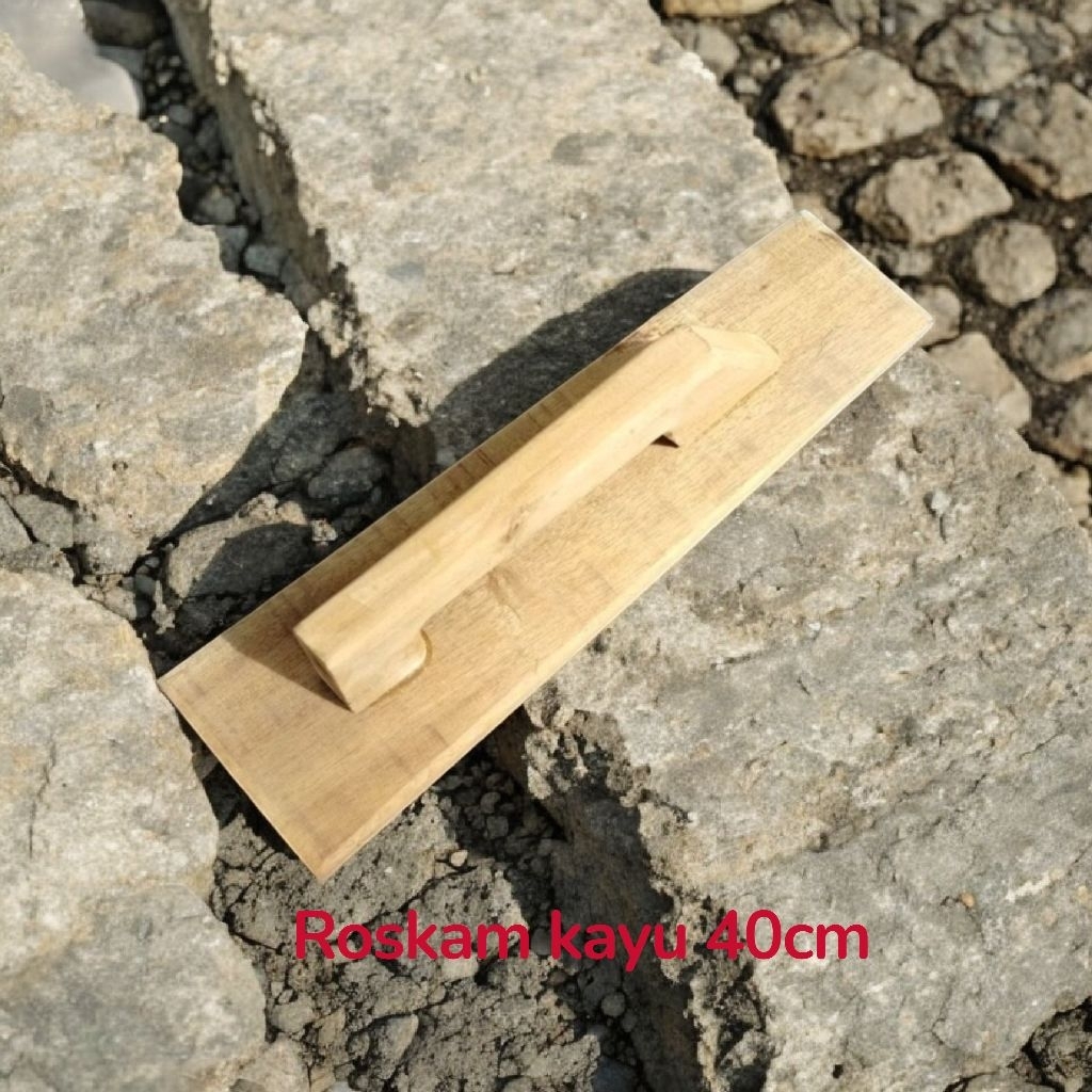 Roskam kayu model panjang 40cm.