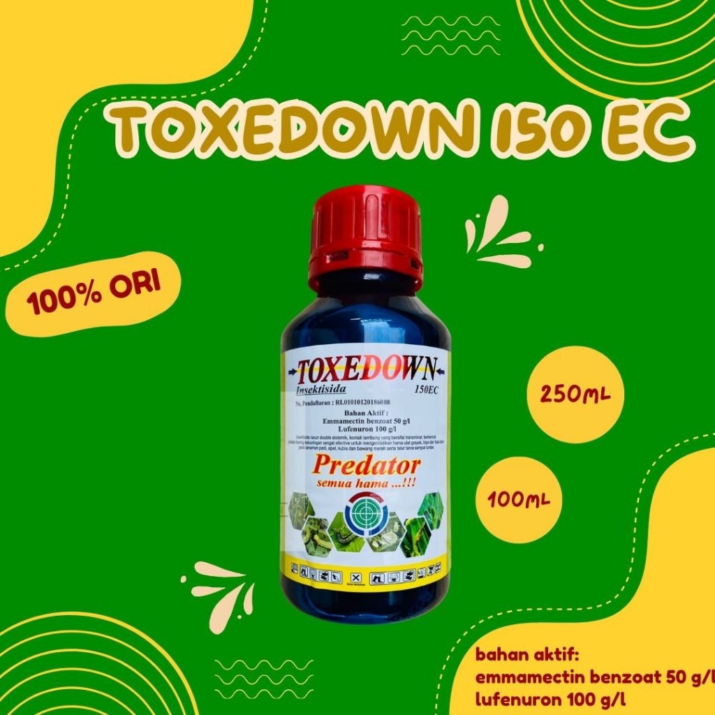 TOXEDOWN 150 EC - emamektin benzoat 50g/l + lufenuron 100g/l