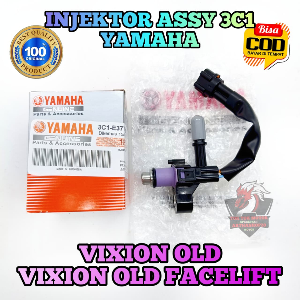 Injektor Assy 3C1 motor Yamaha, Vixion Old Facelift , Vixion Old injector nozzle injeksi kualitas as