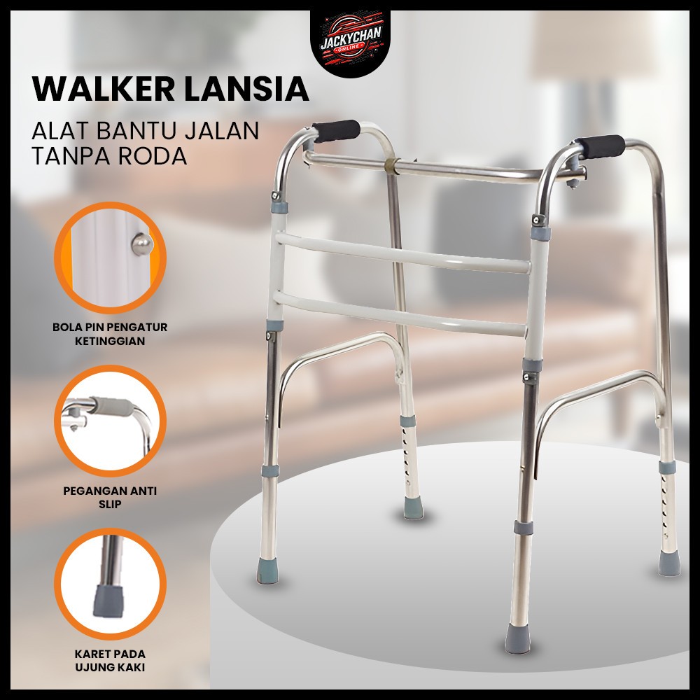 READY STOK Walker Dewasa - Alat Bantu Jalan Ringan, Aman, dan Nyaman untuk Lansia