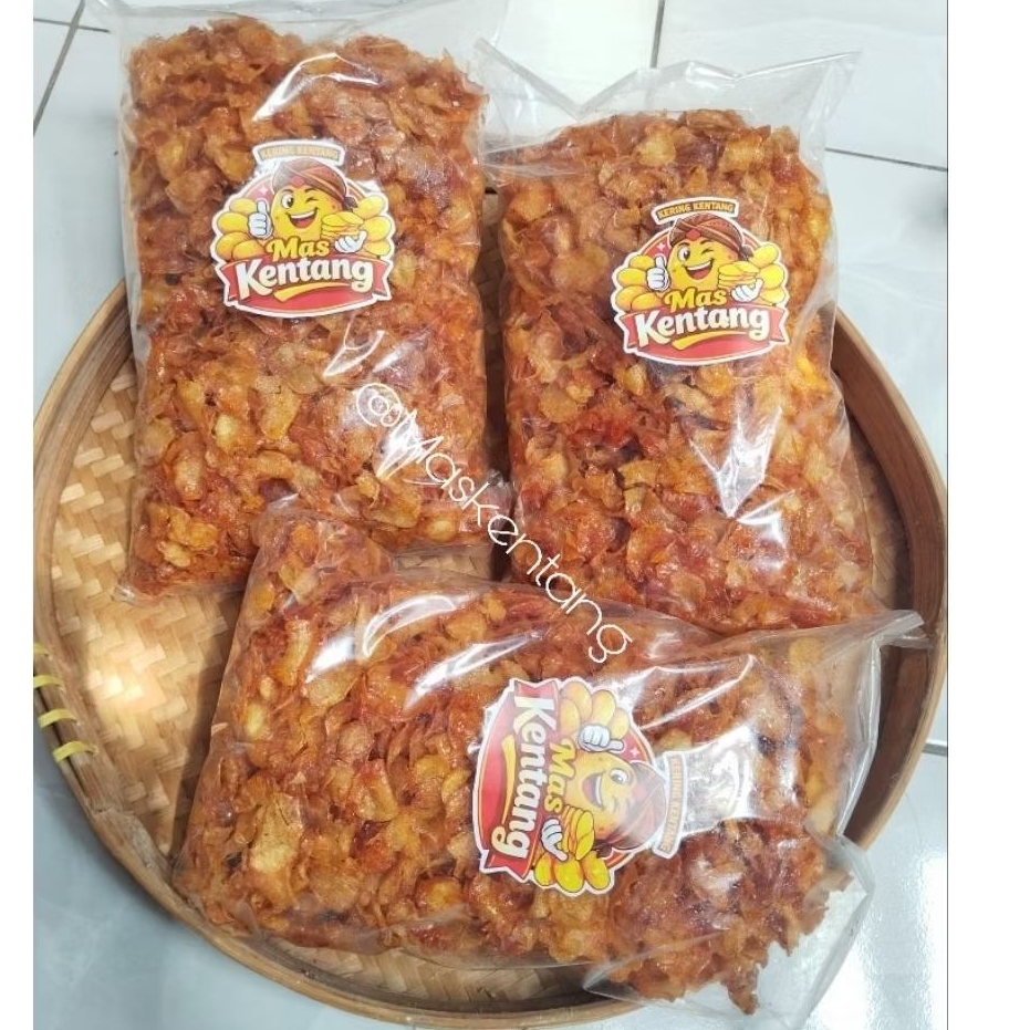 KERING KENTANG PEDAS MANIS GURIH RENYAH 1KG