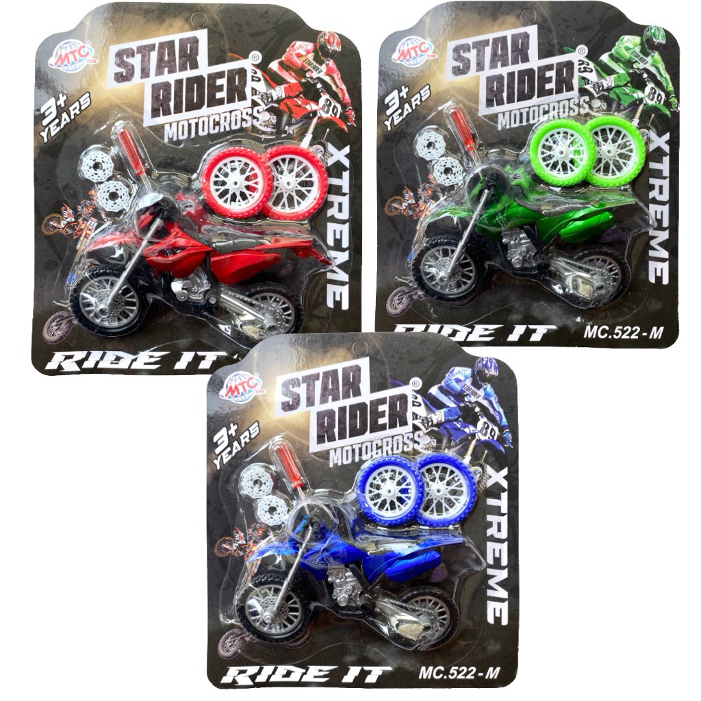 MAINAN MINIATUR MOTOR TRAIL FREE BAN FREE OBENG