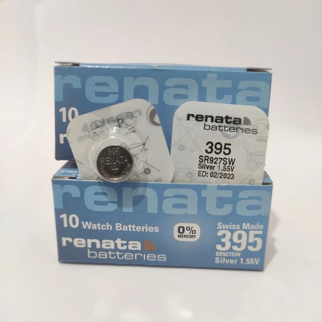Baterai Jam Tangan Renata 395 Battery Batre Renata 927 SR927 SR927SW 395 / SR 927 SW Original