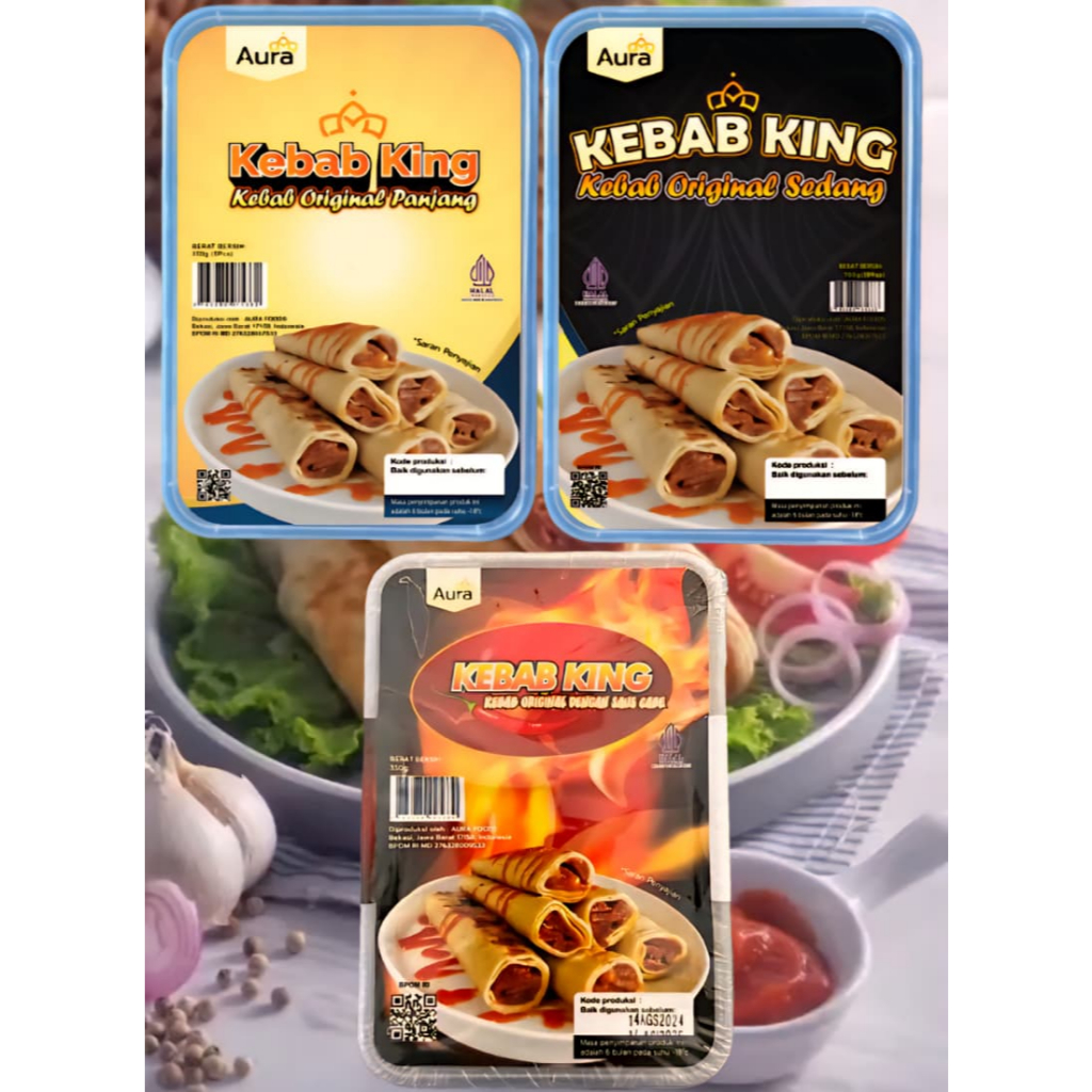 AURA Kebab King Original dan Saus Cabe 350gr