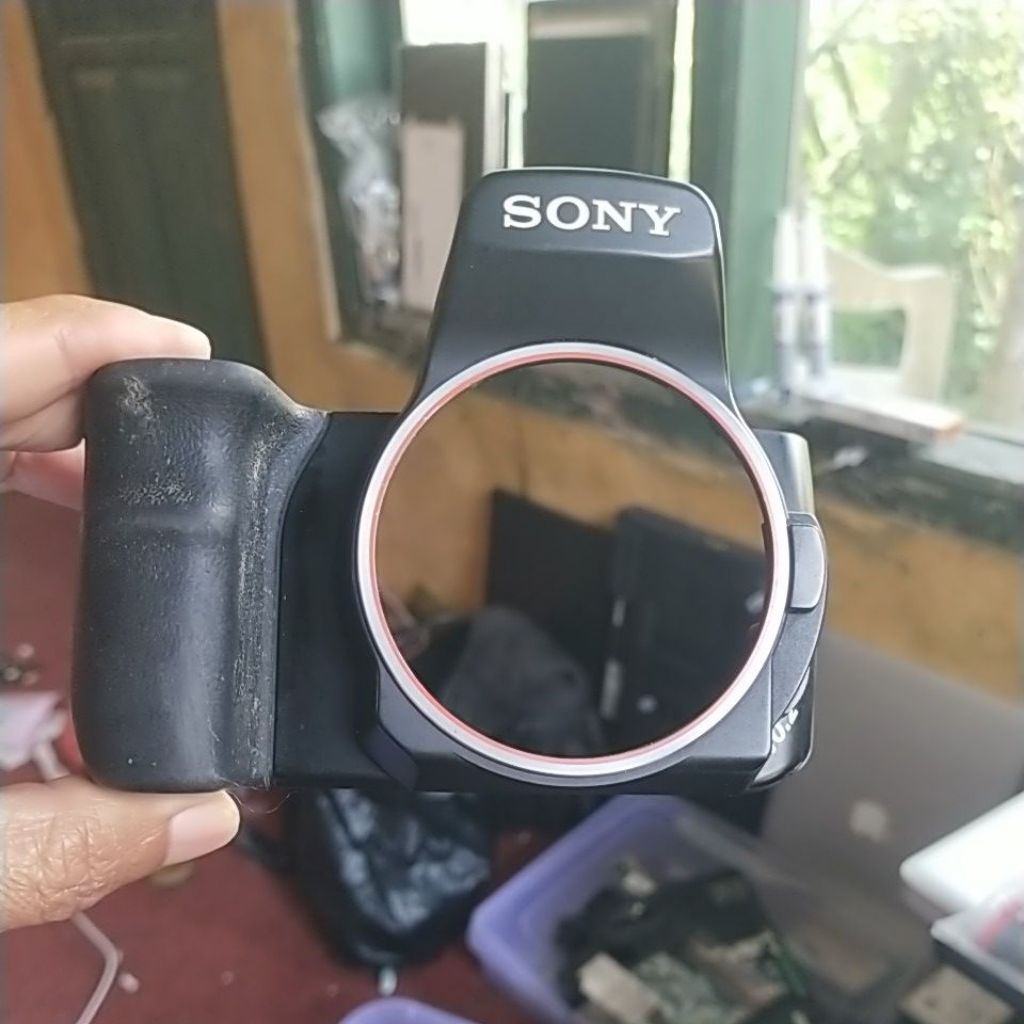 body depan kamera dslr sony alpha a200 original