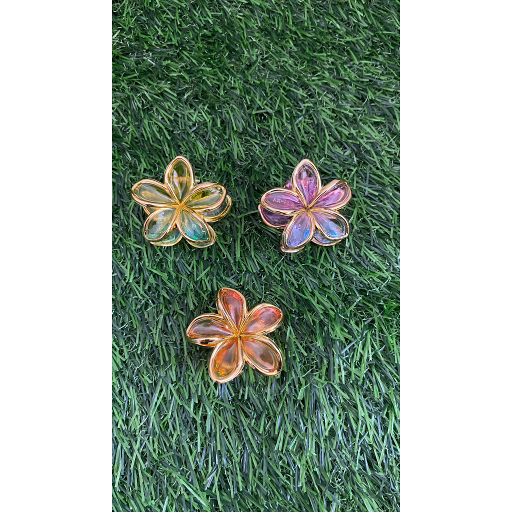 Jedai Jepit Rambut Kamboja Mini 3 cm (RANDOM)