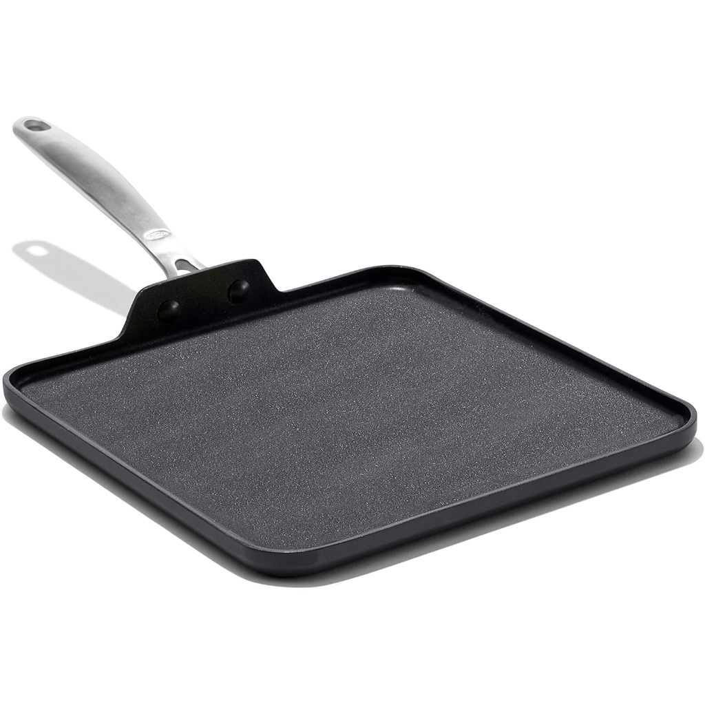 OXO Enhanced 11" Griddle Pan, PFAS-Free Ceramic Nonstick, Durable Hard Anodized Cookware