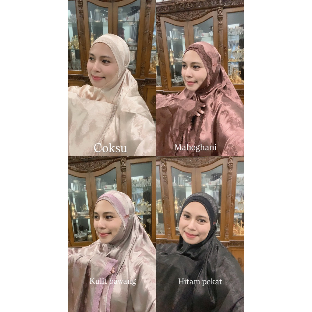 Muken Silk Dagu Malay Luxury Mukena