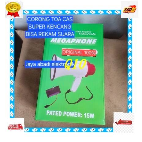 Q10 MEGAPHONE CASAN ISI ULANG BATERAI BATERRY BATERE H64 TOA CORONG Speaker Karaoke PENGERAS SUARA M