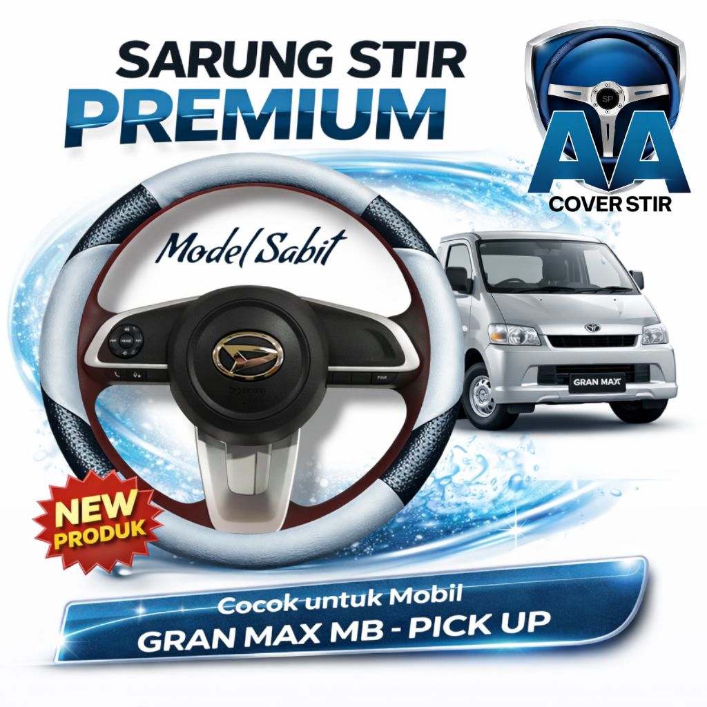 Sarung stir Gran Max MB - Blin Van - Gran Max PU 1.3/1.5 - Daihatsu ZEBRA - Hijet 1000