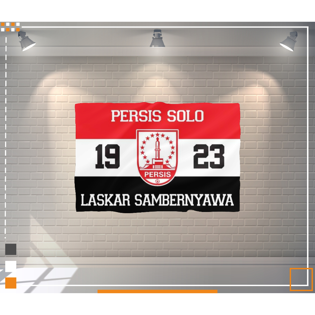 Bendera/Spanduk PERSIS SOLO Satin Full Print Ukuran Bervariasi