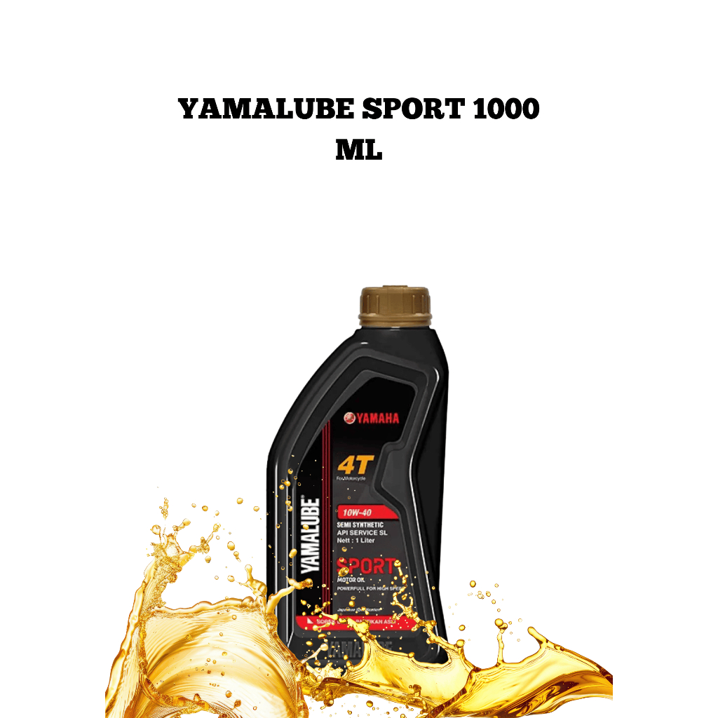 OLI YAMALUBE SPORT 1 Liter SAE 10W-40 Kualitas Original / OLI YAMALUBE SPORT