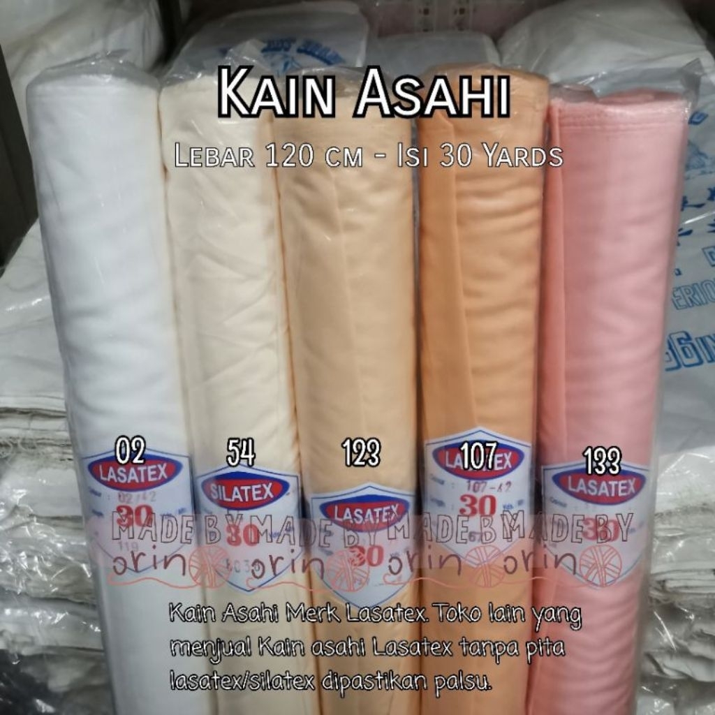 Asahi 1 roll kain Furing 1 Roll Kain Asahi Gulungan Kain Asahi silatex
