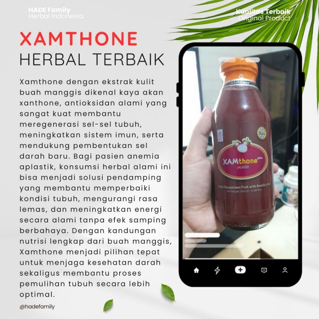 XAMthone Plus Asli Bersegel Produksi Terbaru
