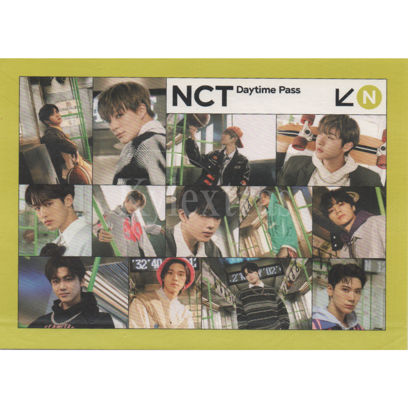 NCT Dream NCT U WayV RIIZE – SMCU Palace Album Daytime Pass Version Official Postcard