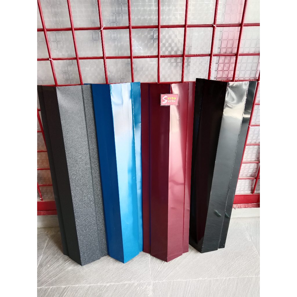 *RABUNG/NOK SAMPING*Aksesoris atap rumah bahan bangunan spandex -+92cm