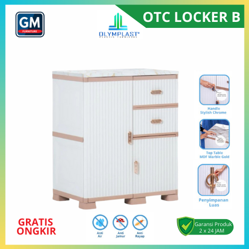 Lemari Plastik Serbaguna Olymplast OTC Locker [C] LEMARI PAKAIAN - LEMARI PLASTIK OLYMPLAST