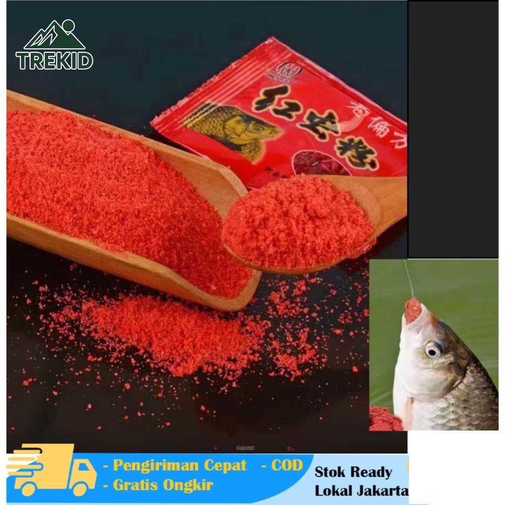 60g Umpan Pelet Cacing Bubuk Umpan Ikan Mas Aroma Wangi COD