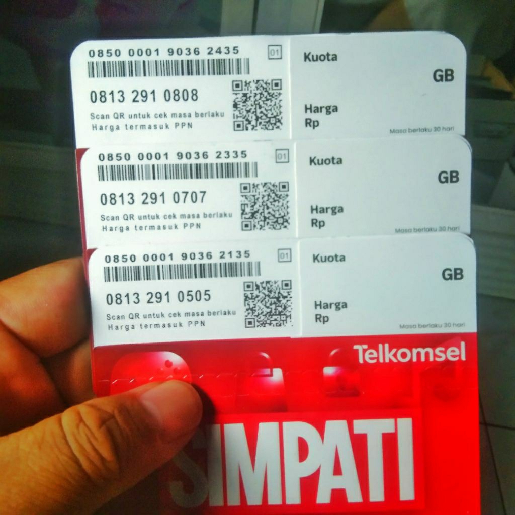 SIMPATI 11 DIGIT NOMOR CANTIK ABAB 0505 0707 0808