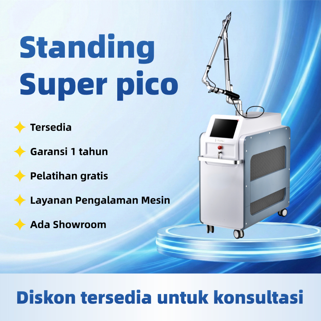 Super Laser Picosecond pico laser alat klinik kecantikan penghilang tato laser penghilang bekas luka