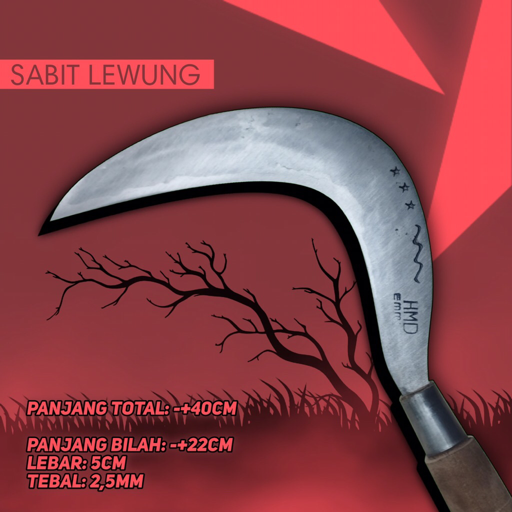 Arit/Sabit Rumput Model Lewung Baja isen Lapis 3, cocok untuk Pengaritan partai besar