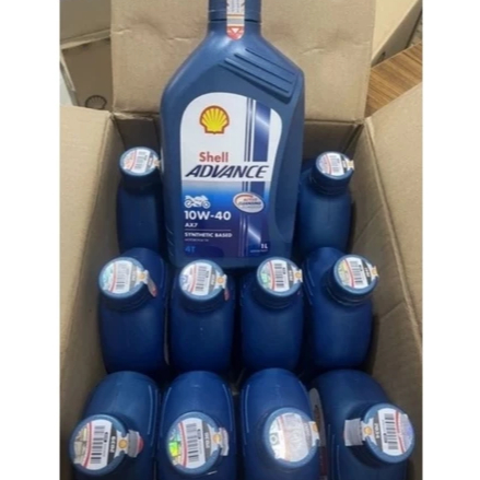 Oli Shell AX7 1 LITER.. SHELL AX7 1 DUS 12 BOTOL