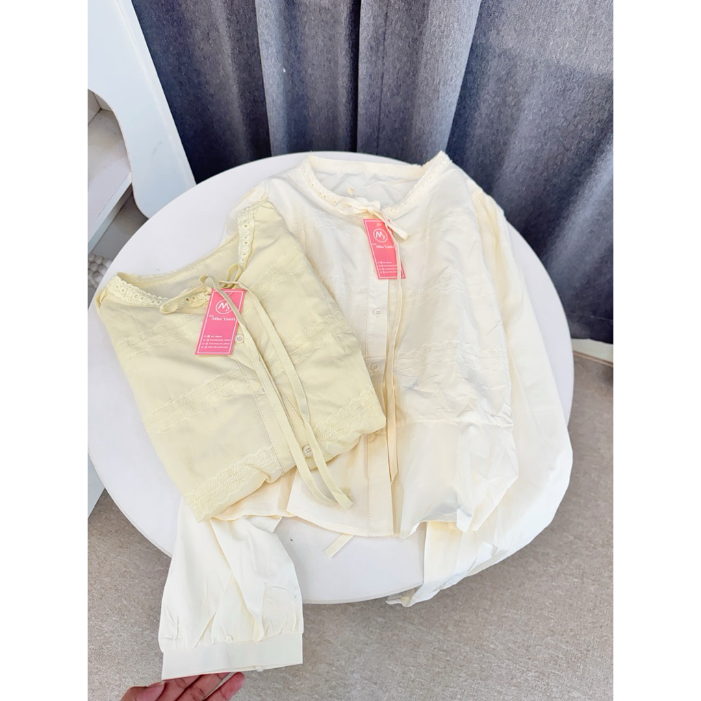 blouse renda rempel bawah #K188