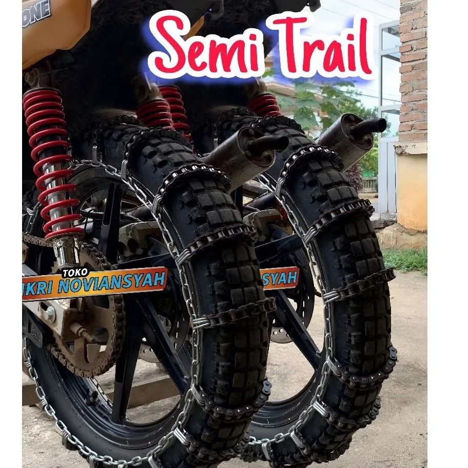 Rantai ban motor anti slip list ring  14-17-18 / rantai ban lumpur dan licin