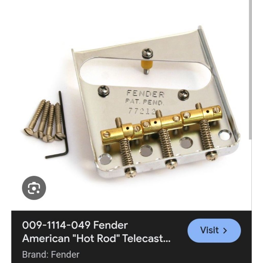 bridge fender telecaster plat only made in USA