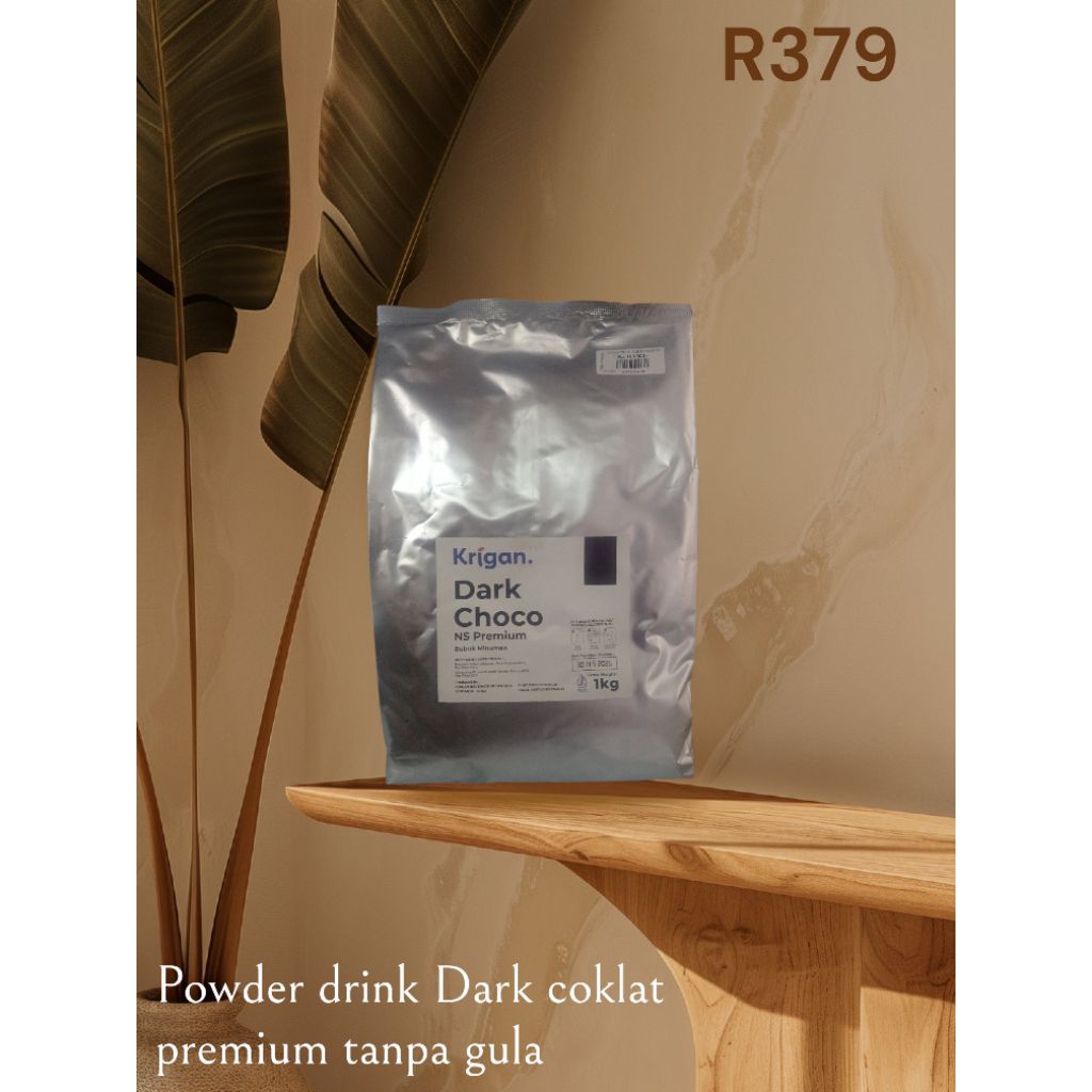 dark coklat premium tanpa gula kemasan 1kg