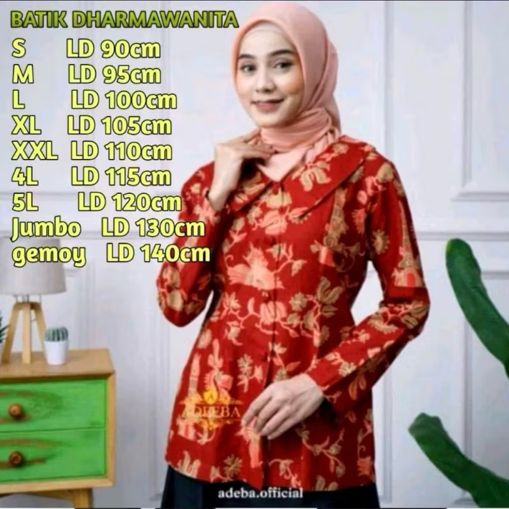 Batik Dwp persatuan lapis furing/batik dwp darma wanita persatuan sudah lapis furing
