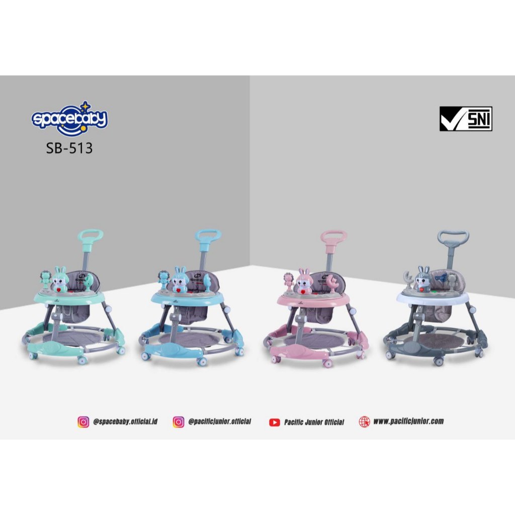 SpaceBaby Baby Walker SB-513 / Baby Walker / Apolo Bayi