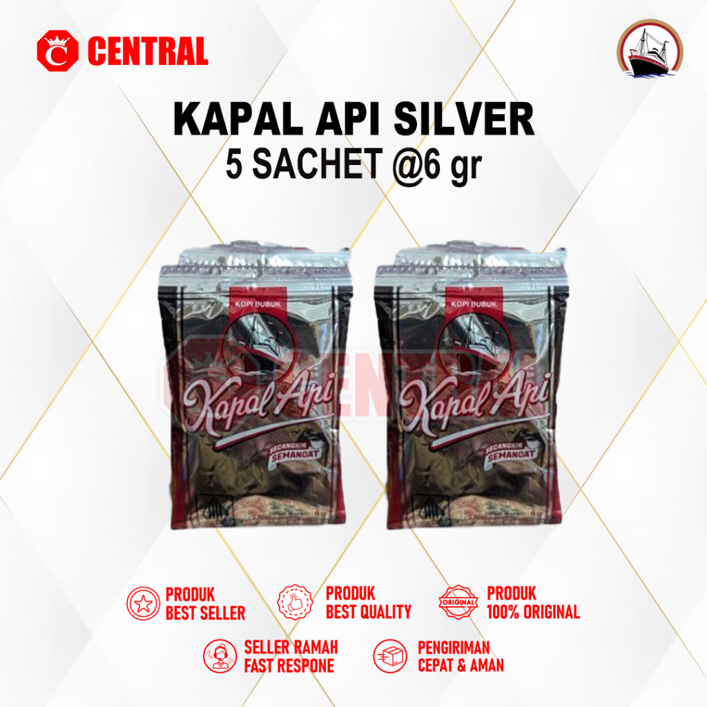 KAPAL API SPESIAL KAPAL API SILVER 5 SACHET 6gr