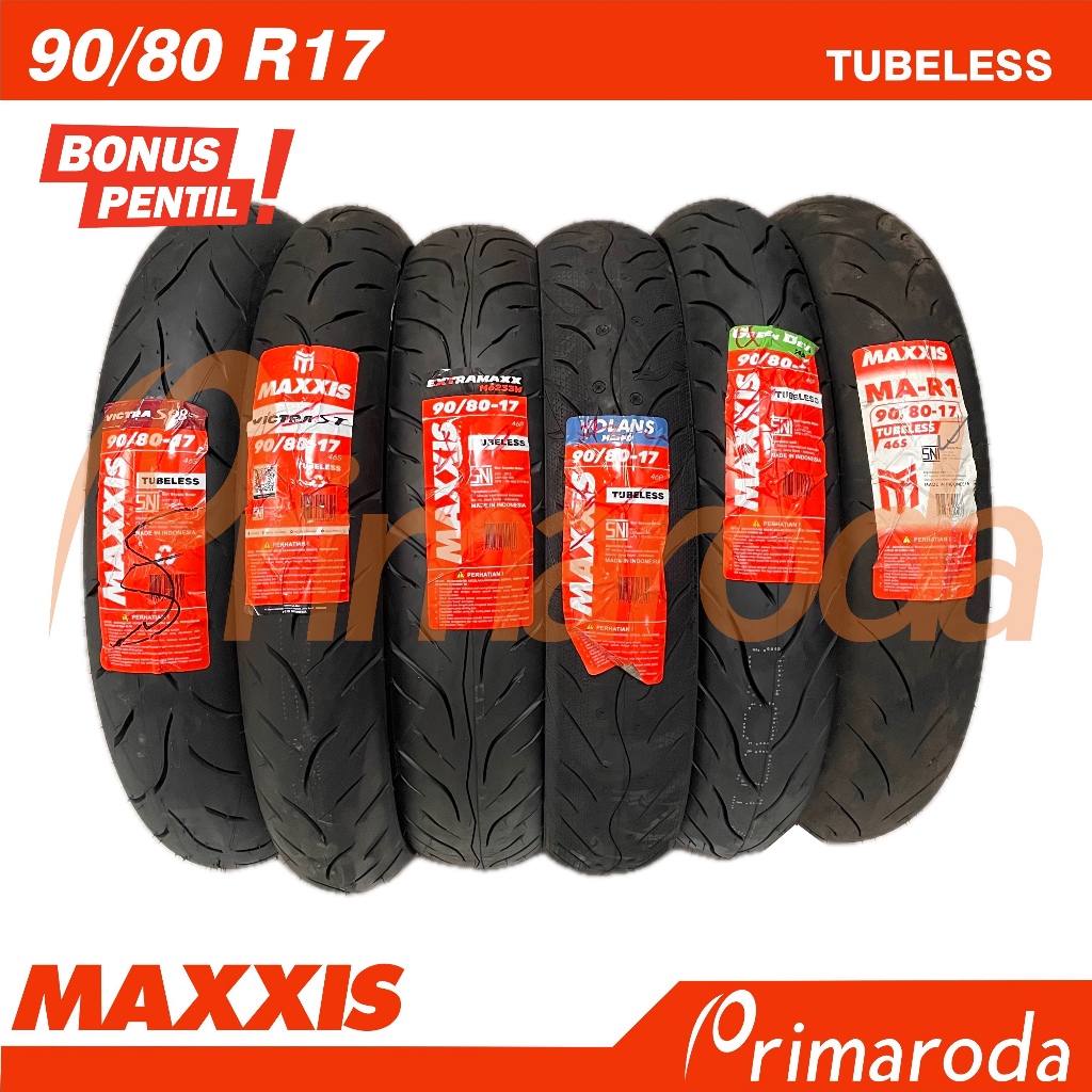 Ban Depan Suzuki GSX-R150 GSX-S150 Tubeless MAXXIS 90/80 Ring 17