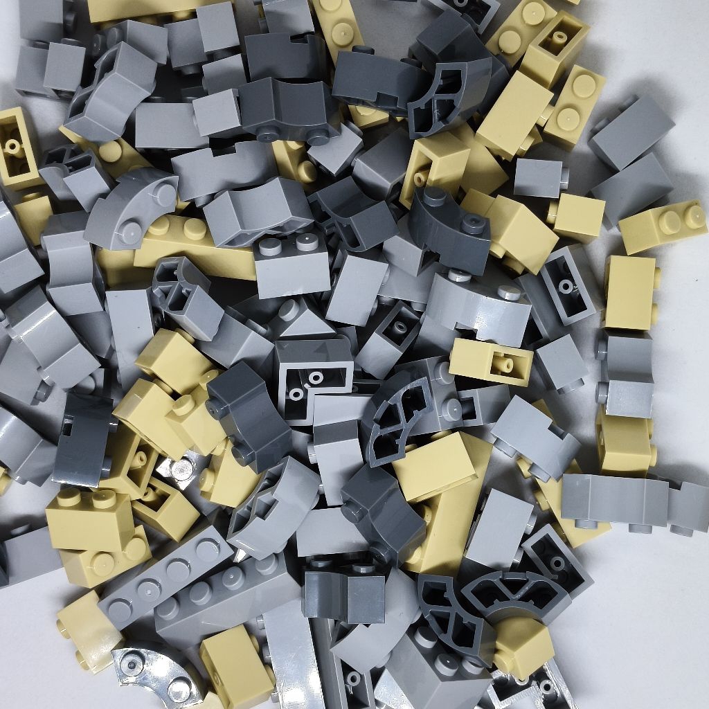 Mainan Balok Susun Bata Polos Aneka Warna