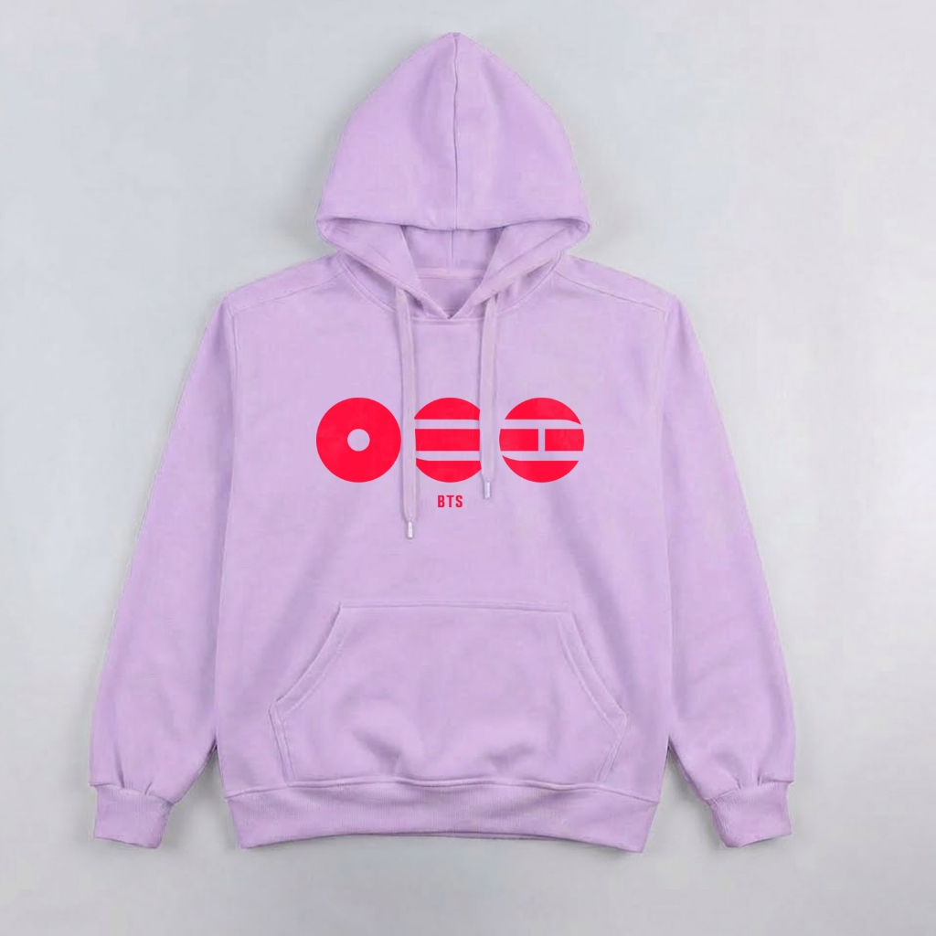 Jaket Hoodie BTS bangtan New album comeback Logo besar