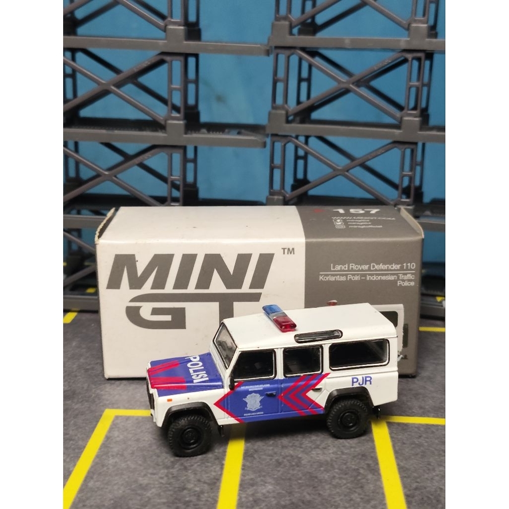 MINI GT LAND ROVER POLICE INDONESIA JUNK JELEK