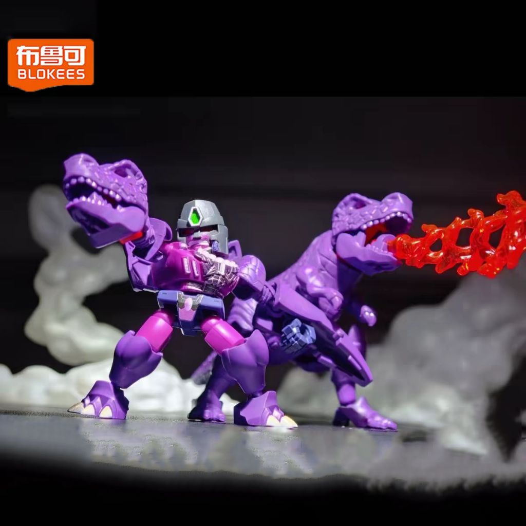 Blokees 1Set Dapat "BW-Megatron&BW-Megatron-T.rex" Transformers Defender Version 06 OFC