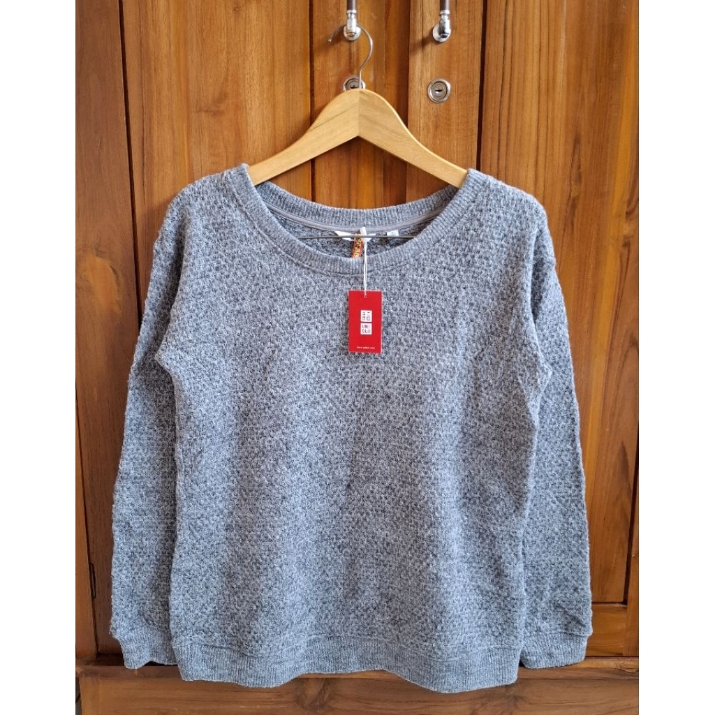 Uniqlo Sweater Waffle Grey