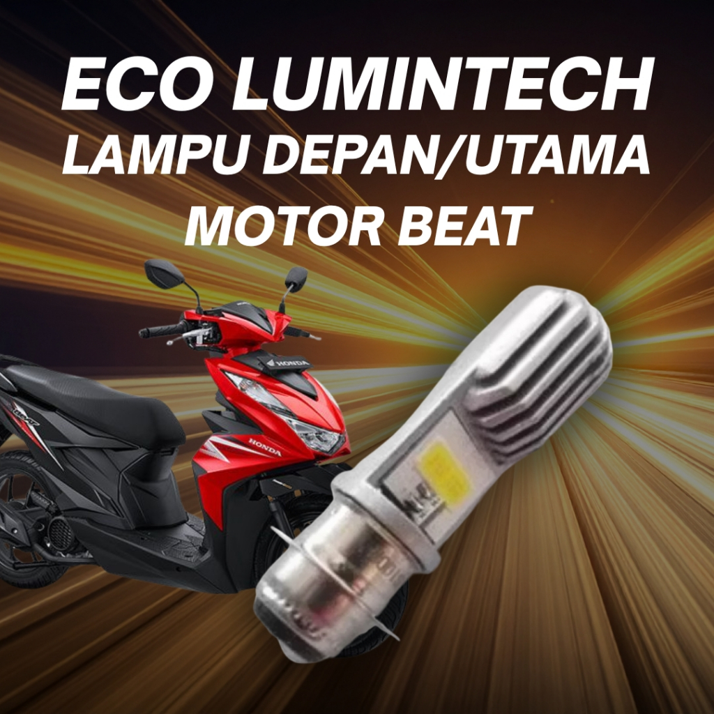 Lampu Motor Beat Depan LED Super Terang FI Karbu Deluxe | Lampu Depan Beat Super Terang
